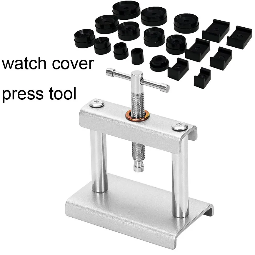 Professional Watch Press Set Watch Back for CASE Closing Tool & Fitting Dies Watch Repairing Tool Die Kit for Watchmaker
