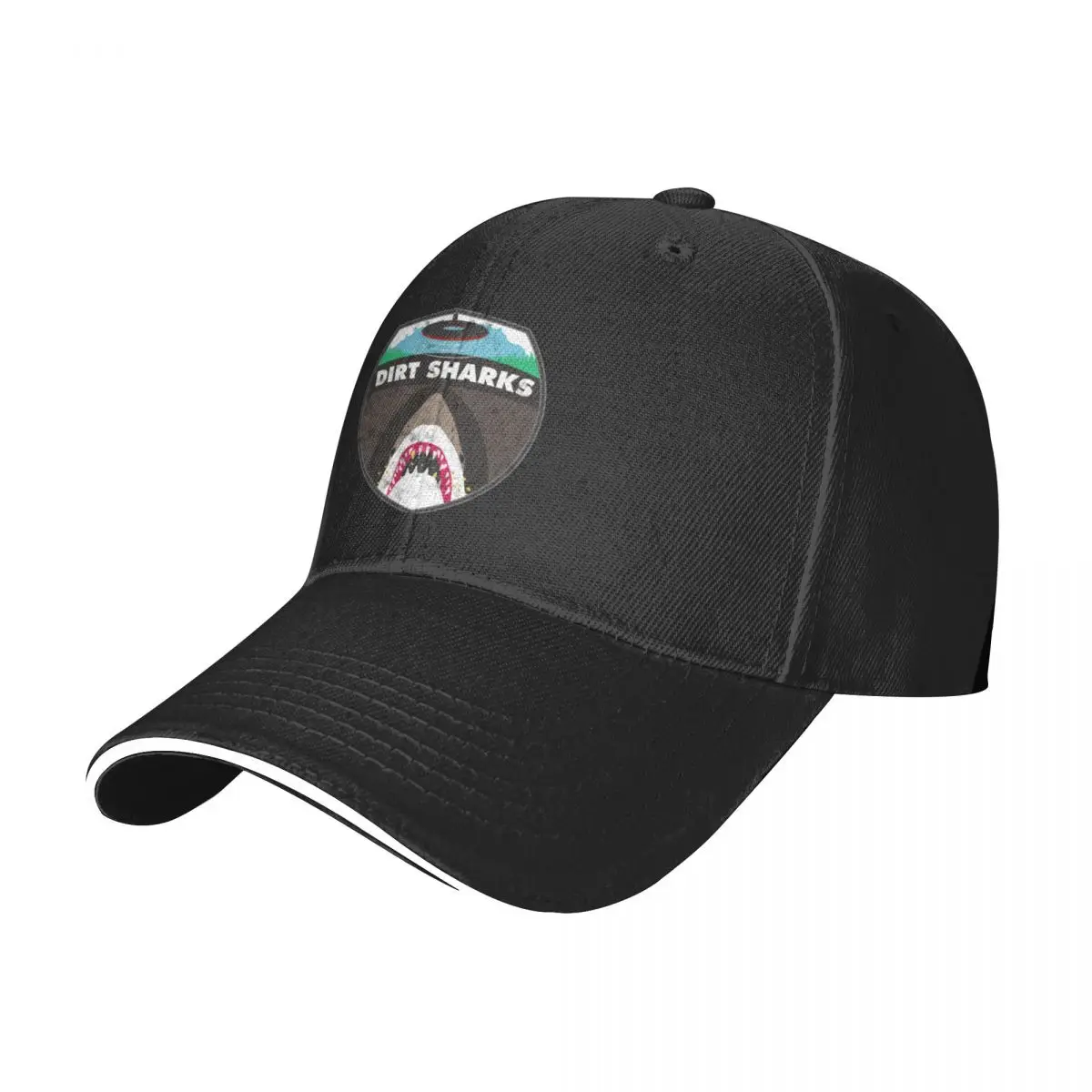 

Dirt Sharks Badge - Aged & Worn - Detectorists - DMDC Baseball Cap summer hat Hip Hop Anime Men Caps Women's