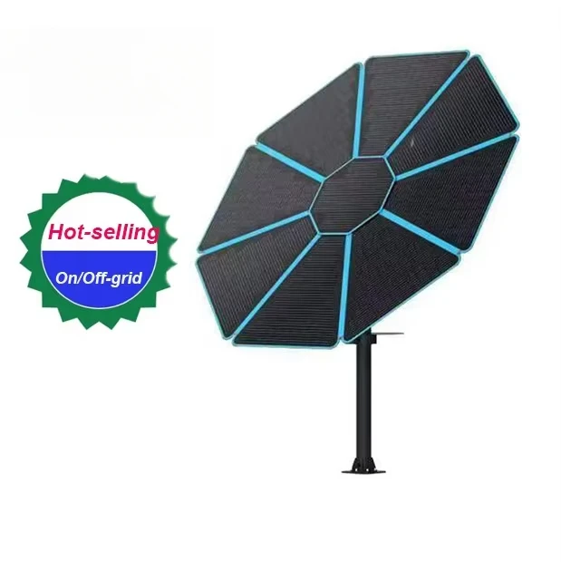 

Sunflower Solar Panel 1KW Solar System Cost Cheap Model Solar Flower Energy System For Home Off Grid Full Set