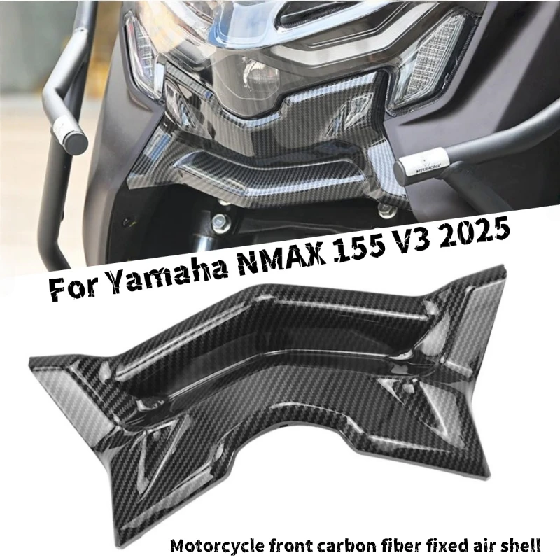 

Motorcycle front decoration with fixed wing decoration for the front cover for Yamaha's new NMAX 155 v3 NMAX155 v3 2025 model