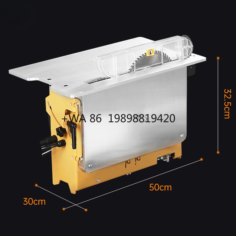 Woodworking Workbench Set Foldable Small Table Saw with Motor WT20 Saw Head Horizontal DIY Use