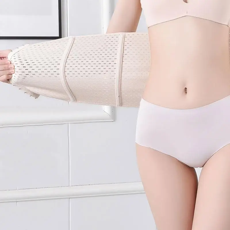 Удобный дышащий пояс для живота, пояс для тренировки талии, женский корсет для похудения, послеродовой регулируемый пояс, восстановительный бандаж, корсет