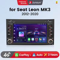 Junsun 7 Inch Car Radio for Seat Leon MK3 5F 2012 - 2020 Wireless CarPlay Android Auto 2 din Intelligent Multimedia 4G