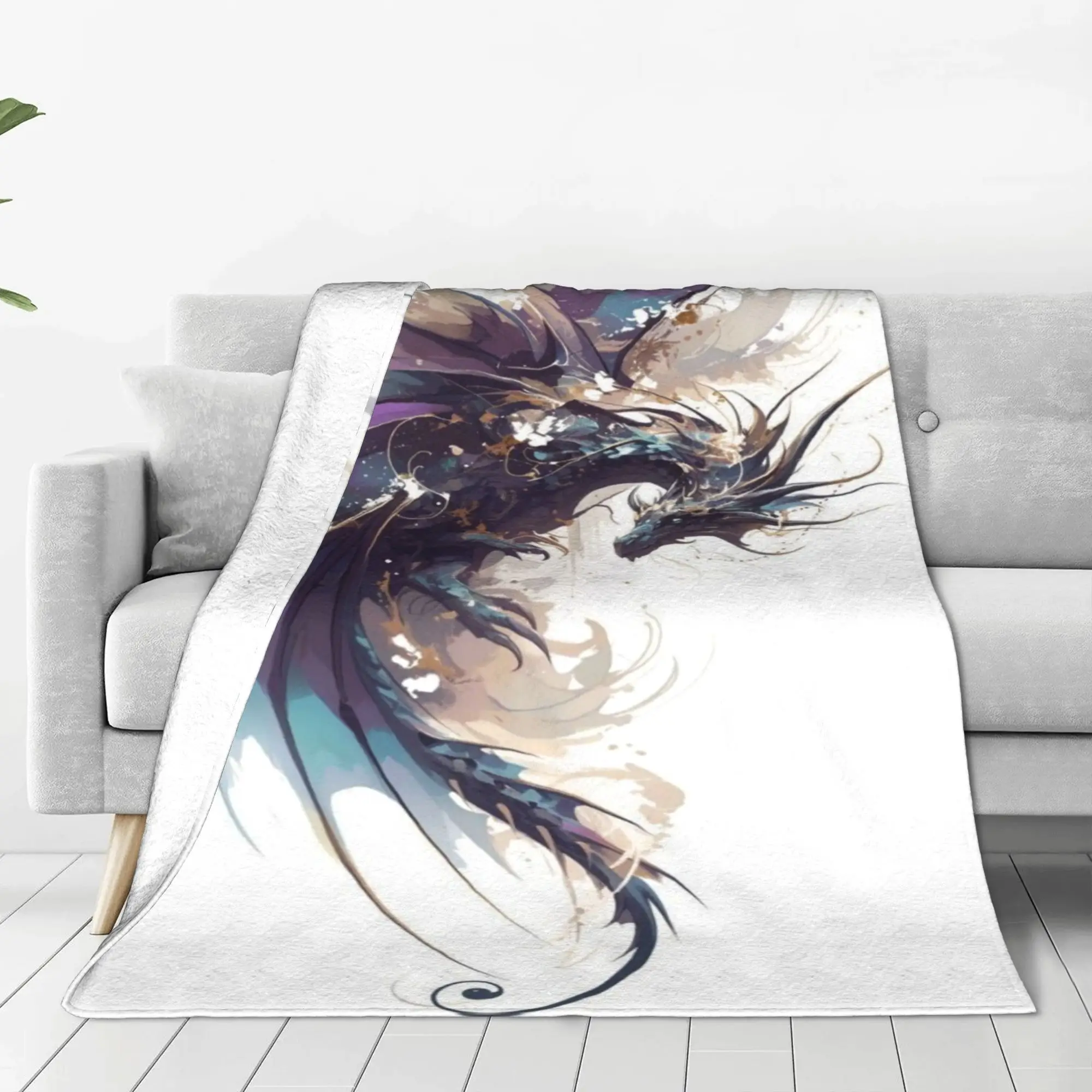 

Flannel Blanket Warm Soft Fluffy Adult Sofa Bed Throw Blanket for Living Room Comfortable Bedspread Outdoor Travel BL 113238