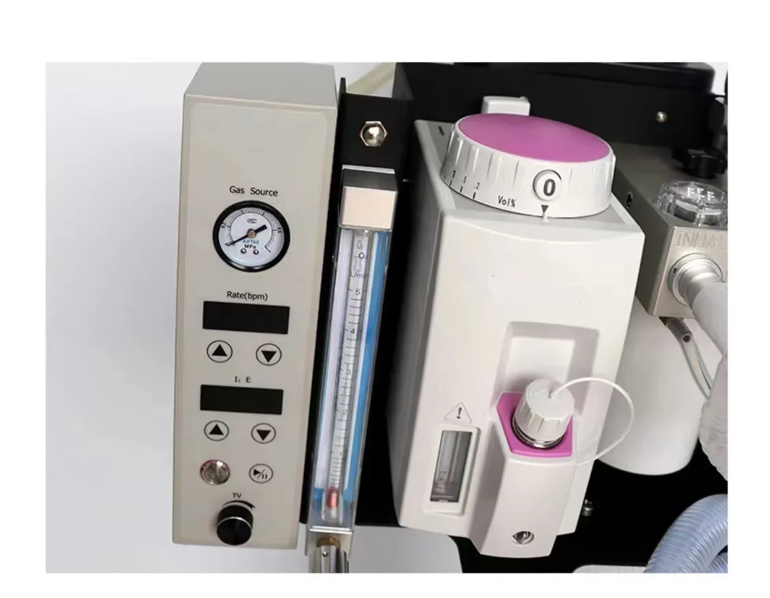 Máquina de anestesia veterinaria médica para animales Dispositivo de anestesia veterinaria