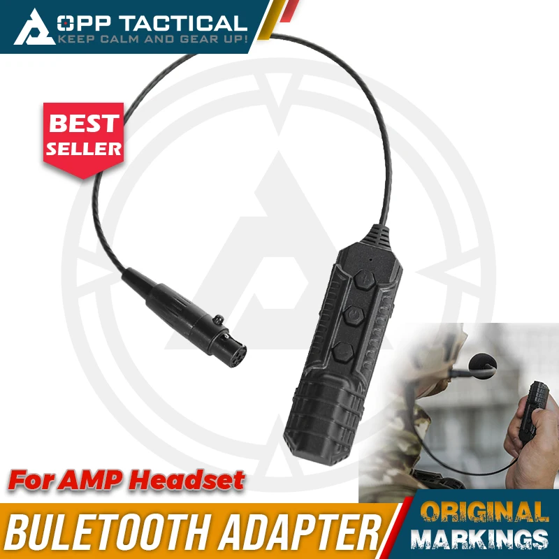 

FCS-TACTICAL New Generation AMP Tactical Headset Buletooth Wrieless AUX Adapter with Stereo Sound