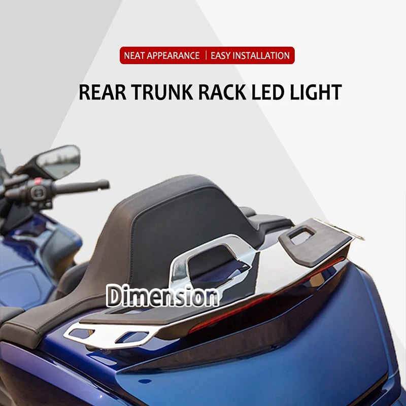 For Honda GOLD WING GL1800 GL 1800 2021-2022 Motorcycle Rear Top Box Shelf Turn Signal Trunk Luggage Rack LED Brake Tail Light