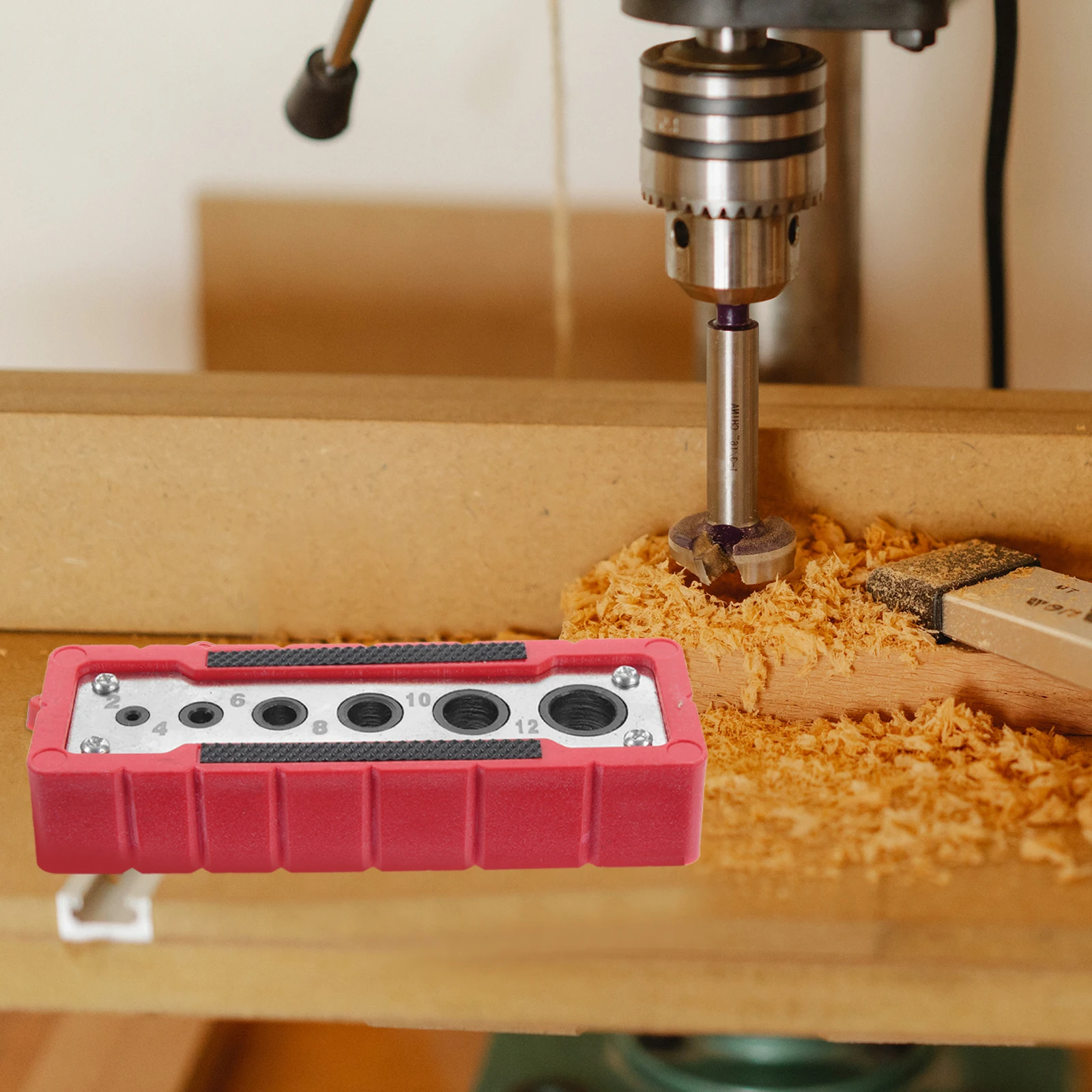 محدد موقع الحفر للثقوب المستقيمة، أدوات النجارة الدقيقة لتحديد المواقع، ثقب الجيب، رقصة وتد النجارة