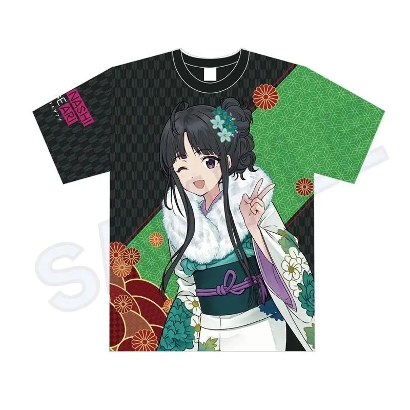 

Crying Girl Band, Inori Iseri, Anwa Mao, Anime-Themed Short-Sleeve T-Shirts For Men And Women, 2D-Style Clothing