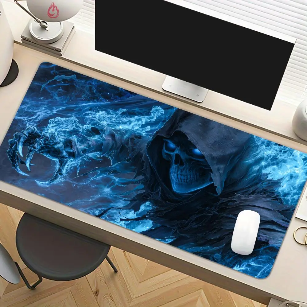 Magic Skeleton Man Mouse Pad Desk Mat Large Computer Office Carpet XXL Mousepad Gamer Gaming PC Accessories Keyboard Rug
