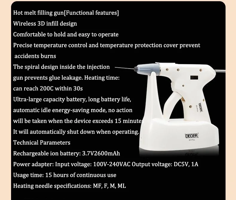 Wireless Dental Endo Root Canal Equipment Gutta Percha Obturation Filling Pen and System