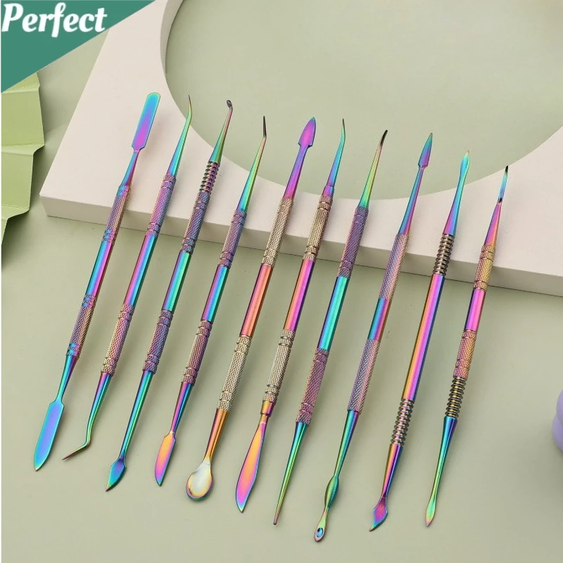 

Стоматологический нож-шпатель для моделирования из нержавеющей стали, универсальный инструмент для работы с зубным воском, скульптурное лезвие, стоматологические принадлежности