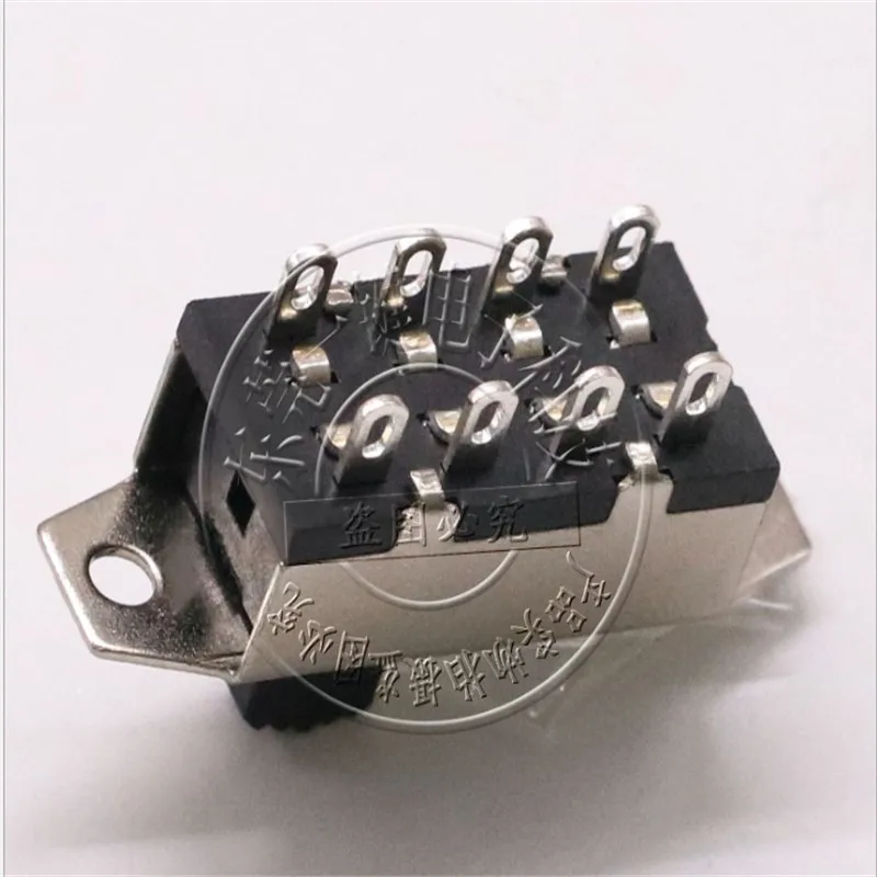 10PCS SS-23H25 High current toggle switch DIP 3 position 8 pin 2P3T slide switch pin with hole