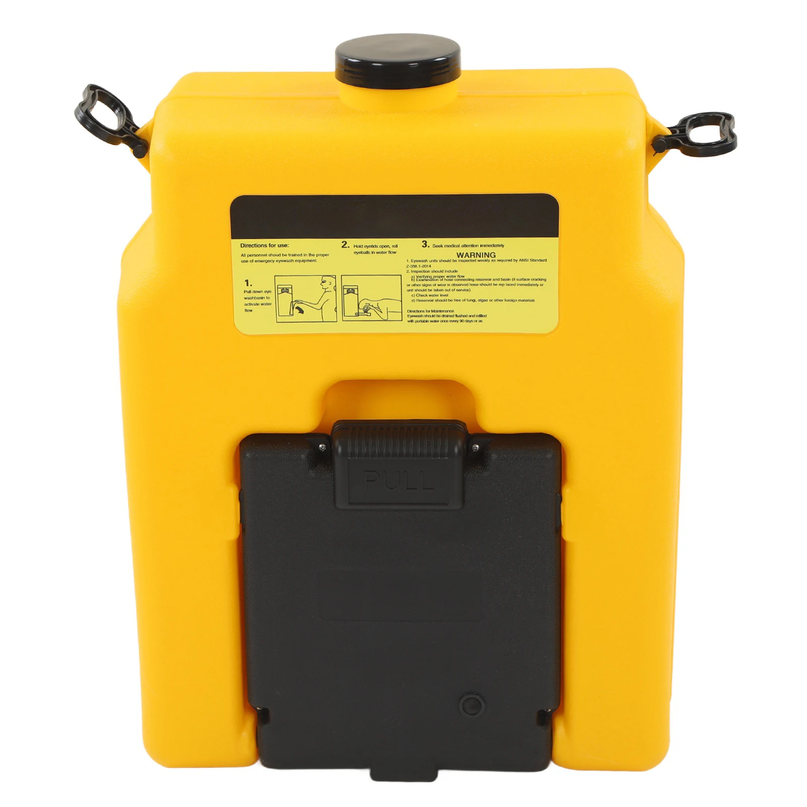 壁掛け洗眼器 安定した耐食性 詰め替え可能なポリエチレン 53L 研究室用緊急洗眼器