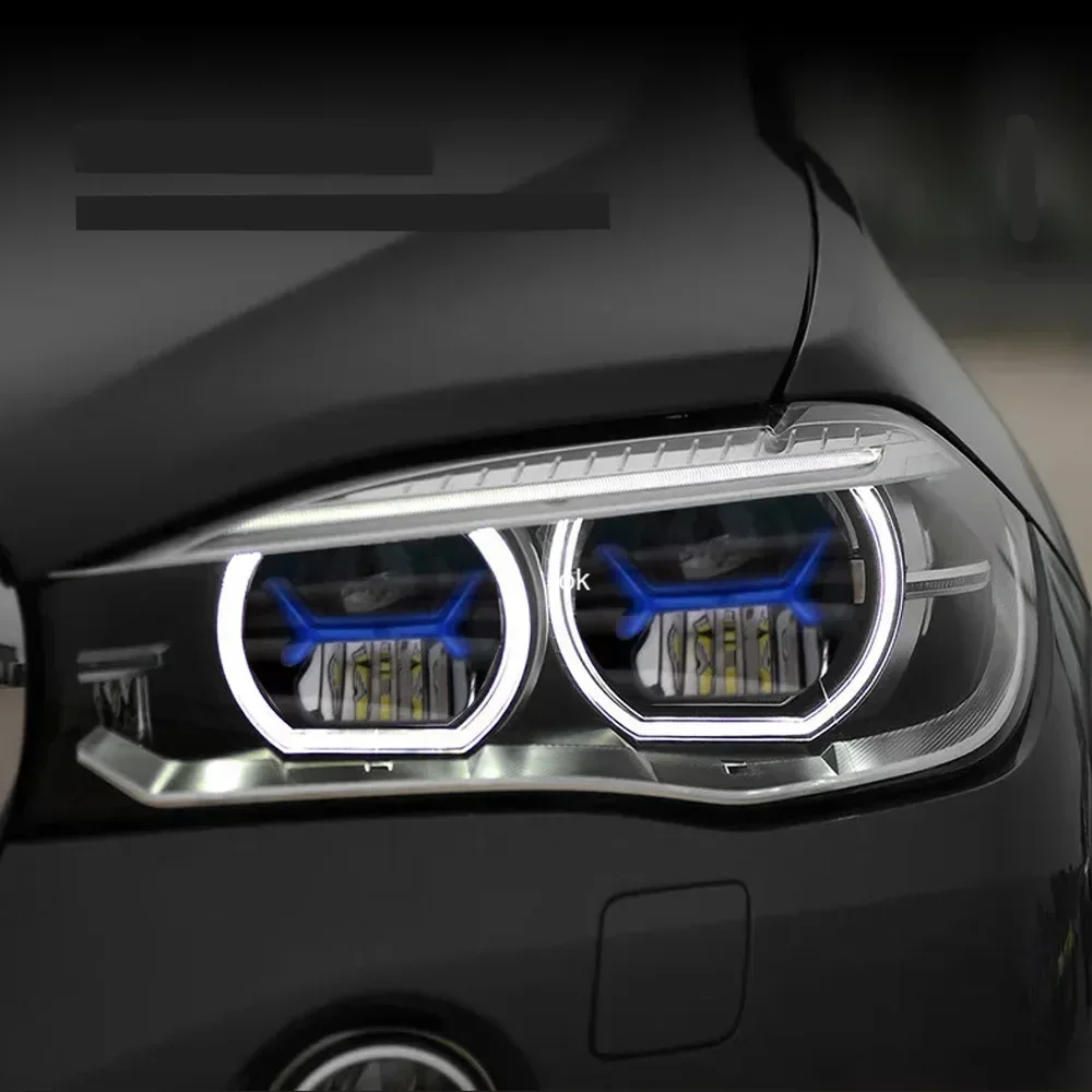 

For BMW X5 28i 35i 50i F15 2014-2018 LED Car Front Lamps Assembly Upgrade Laser Style Projector Lens Car Tool Accessories