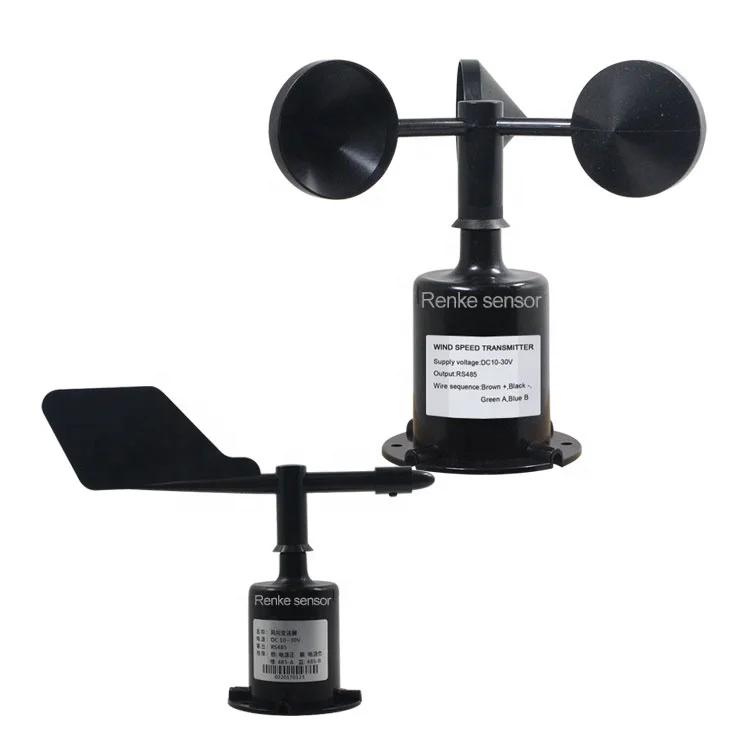 

Weather Station Anemometer Wind Sensor RS485 0-10V For Speed Direction