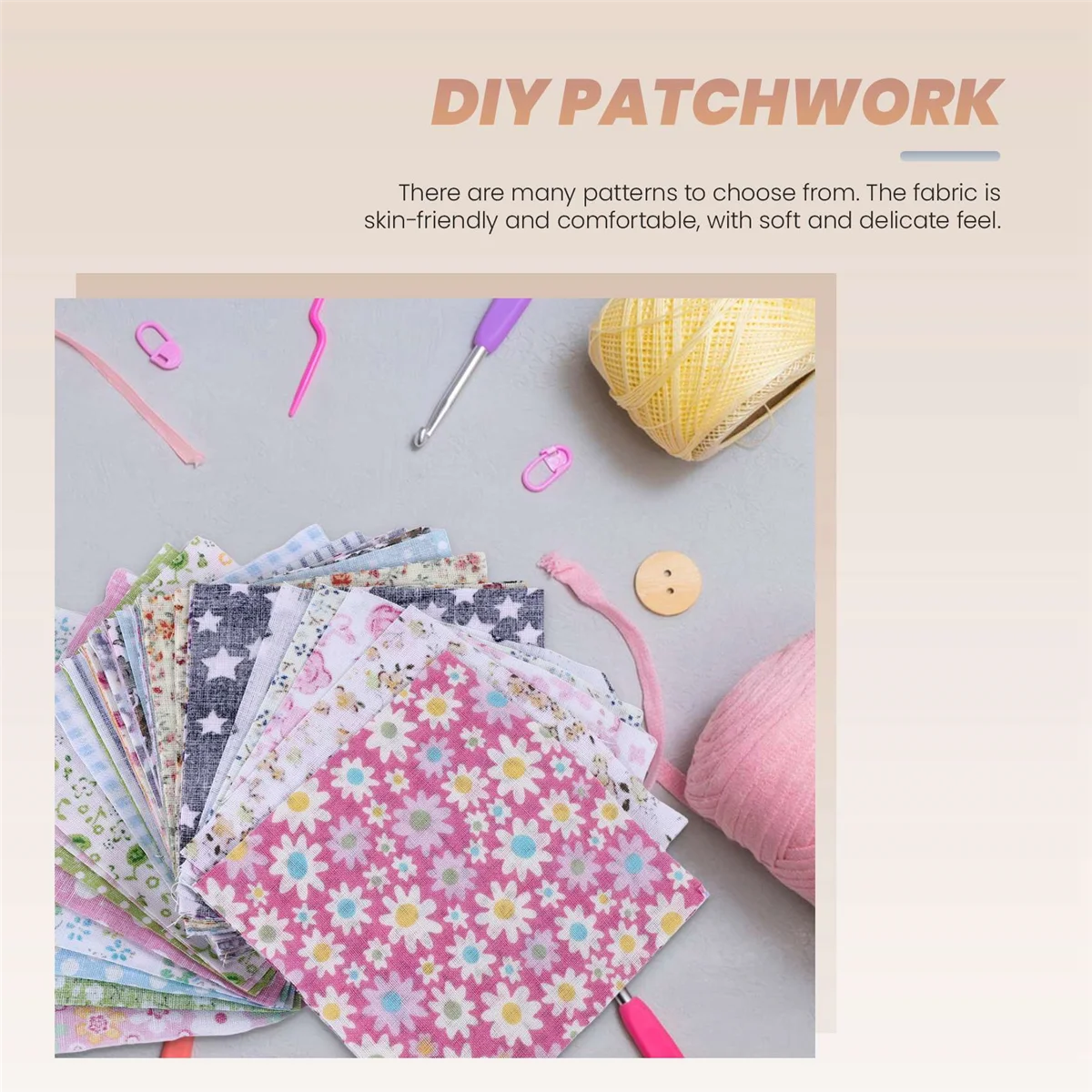 A24P DIY quilting Patch 60pcs 10cmx10cm charm pack cotton fabric patchwork bundle fabrics cloth sewing