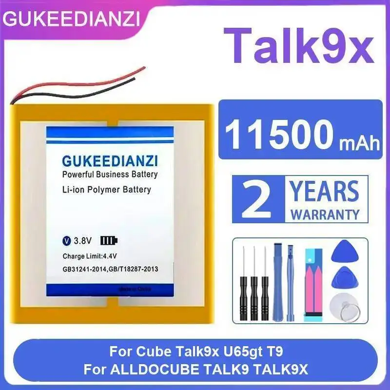 

Laptop Battery Lightweight Reliable Replacement For Cube Talk9x U65gt T9 Alldocube TALK9 TALK9X 11500Mah