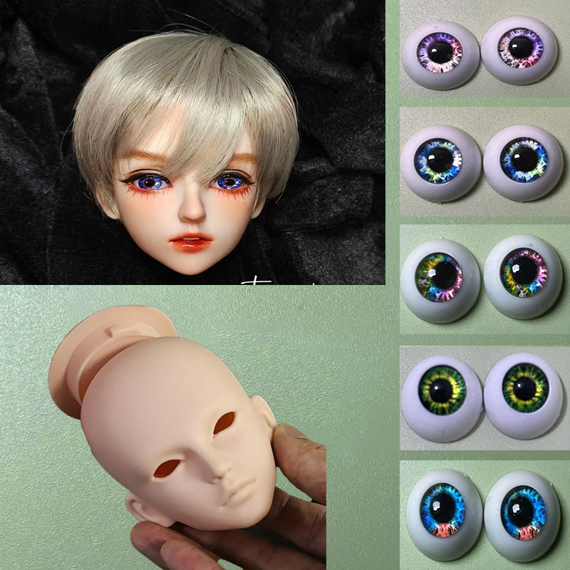 

60cm Male BJD Doll 21 Joint Moveable Makeup Doll Head or Whole Doll Opened Head Easy for Change Eyeballs