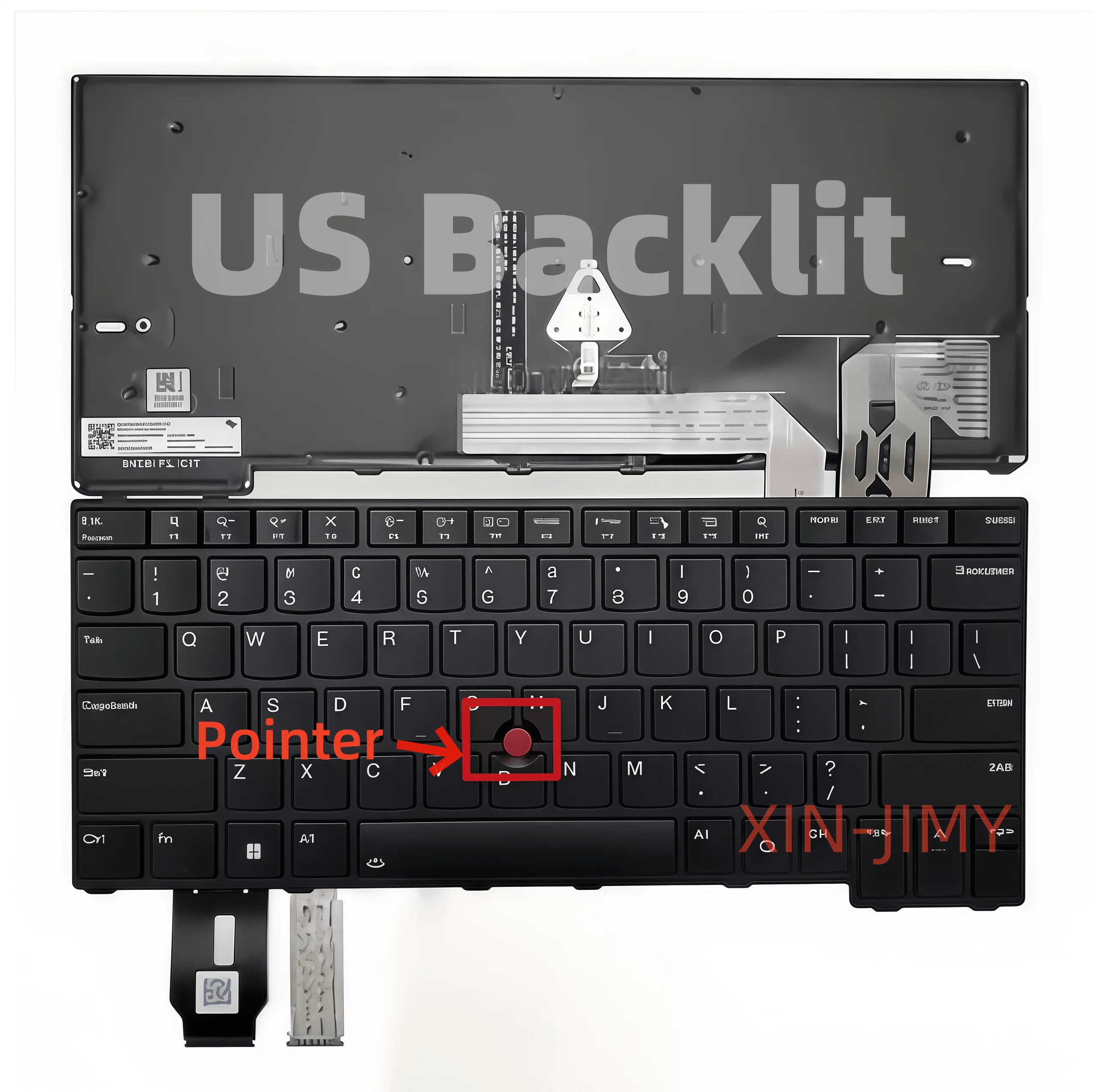 

US Backlit Keyboard For Lenovo Thinkpad T14 Gen 5 21MC 21MD 21ML 21MM,L14 Gen 5 21L1 21L2 21L5 21L6,P14s Gen 5 21ME 21MF