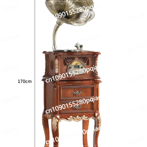 

Виниловый проигрыватель с несколькими пластинами, граммофон, Фонографический аудиоприемник