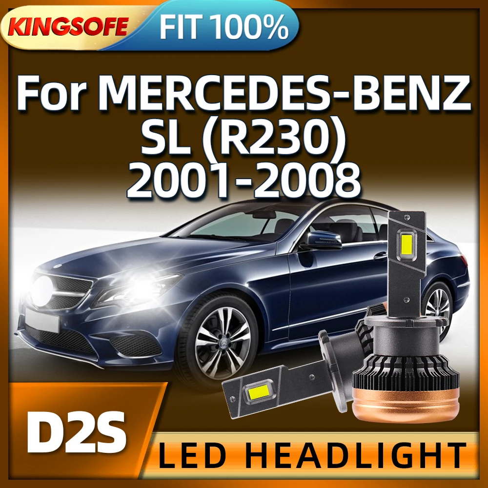 

Roadsun D2S LED Bulb Headlight 30000LM Super Bright Auto Lamp For MERCEDES-BENZ SL R230 2001 2002 2003 2004 2005 2006 2007 2008