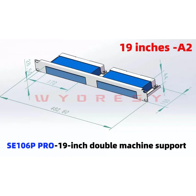 For MERCURY（SE106P PRO）10 Inch 19 Inch Precision pre-drilled holes match device mounting positions for fast and convenient insta