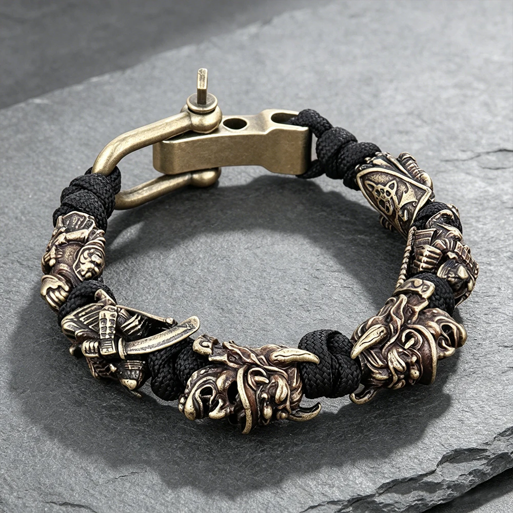 新しい般若マスクストラップブレスレット男性用ボーイギフト調節 - Mask Lanyard Adjustable のレビューと価格