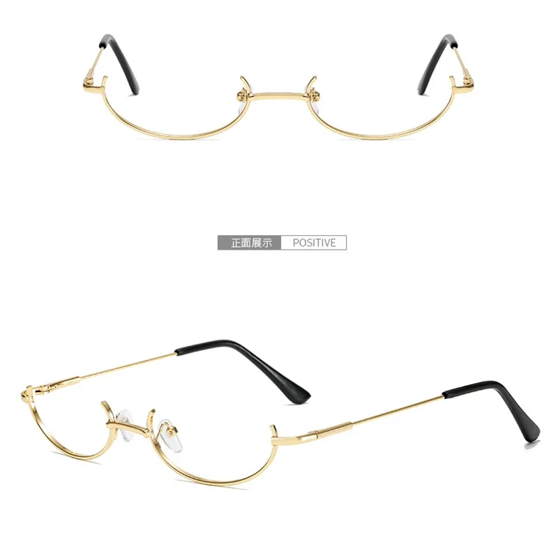 Cosplay The Seven Deadly Sins Gowther Cosplay Glasses Non lens half rim decorative glasses frame