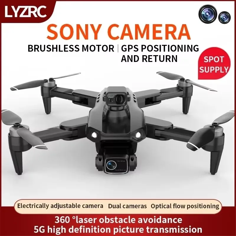 LYZRC L900 Pro MAX Drone 4K Professional HD Dual Camera GPS 5G Wifi 360° Obstacle Avoidance Brushless Foldable Quadcopter Drones