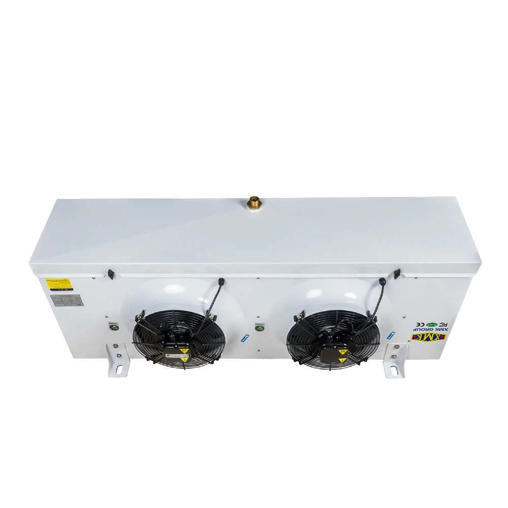 Cold Storage Room Ceiling Evaporator Double Axial Fans Unit Cooler Electric Air Hot  Defrosting Refrigeration Equipment