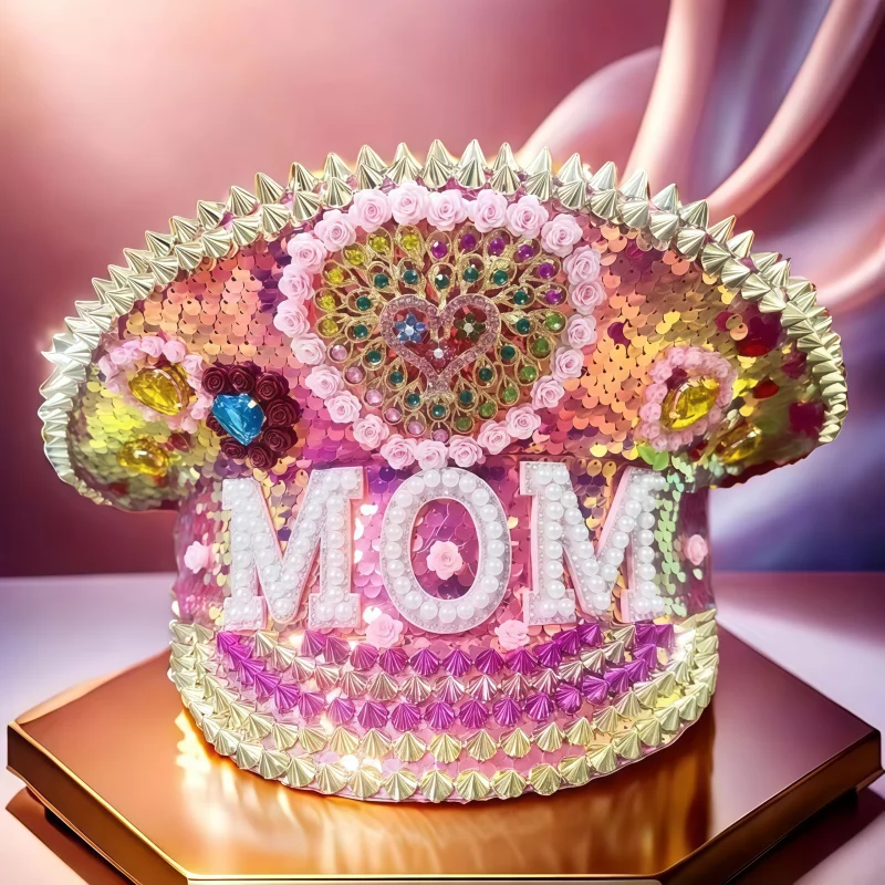 

Steampunk Captain Hat Rhinestone for Mardi Gras, Carnival, Rave Festivals Accessories ＆ Party Cap for Women & Men