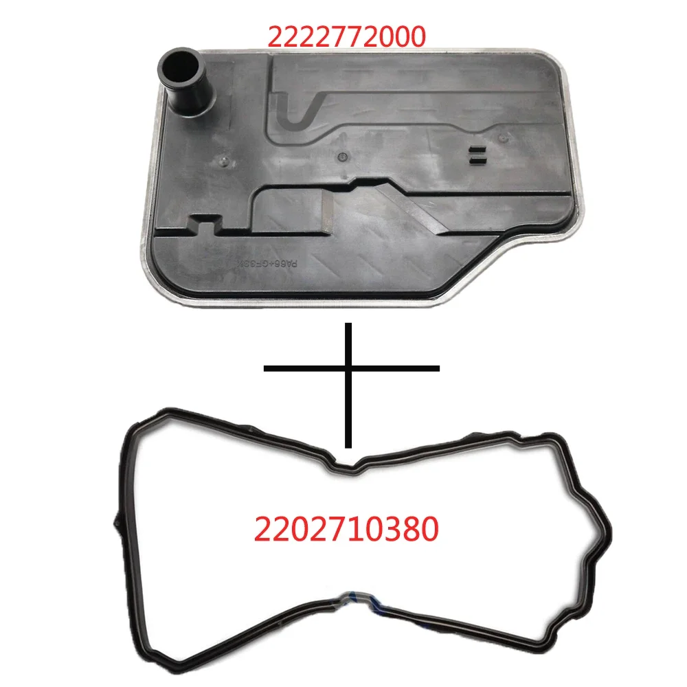 2222772000,2202710380 Transmission Filter+Gasket For Mercedes W211 W212,A207,C207,S211,S212,7-Speed 722.9 Transmission Code A89