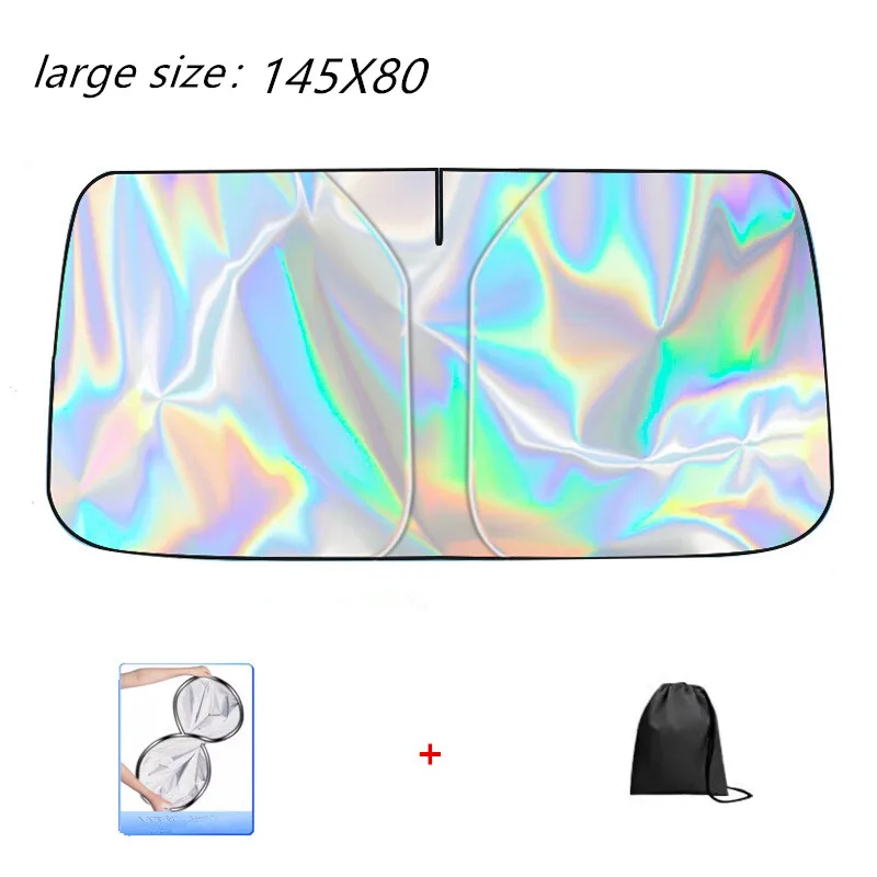 

Car Front Windshield Sunshade Cover Foldable Car SunShade Cover Car Interior Sun Visors Protection Curtain Auto Accessorie