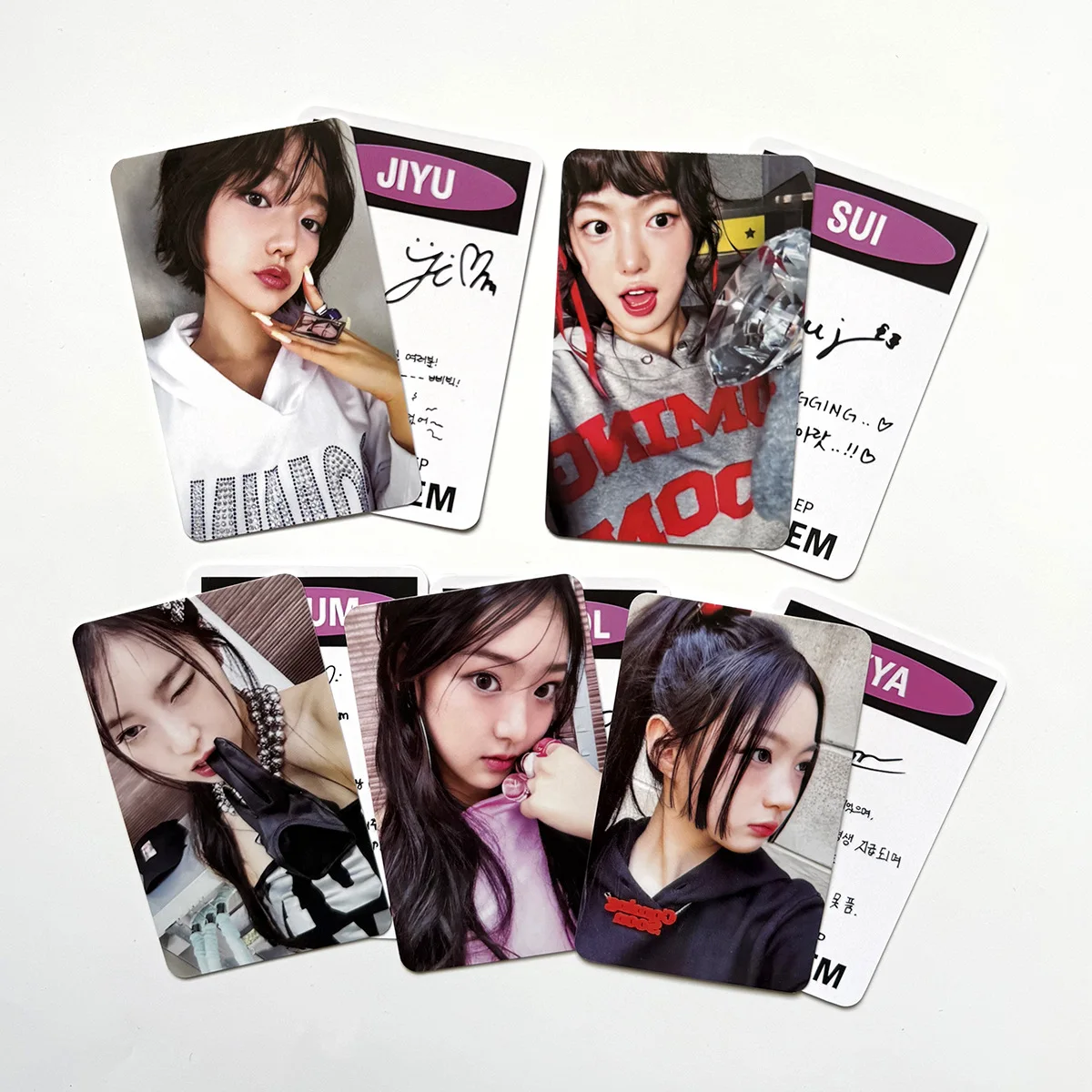 Kpop KIIIKIII I DO ME Album Photocards Soundwave Makestar Store Benefits Card Leesol Haum Jiyu Sui Kya Fans Collection Gifts