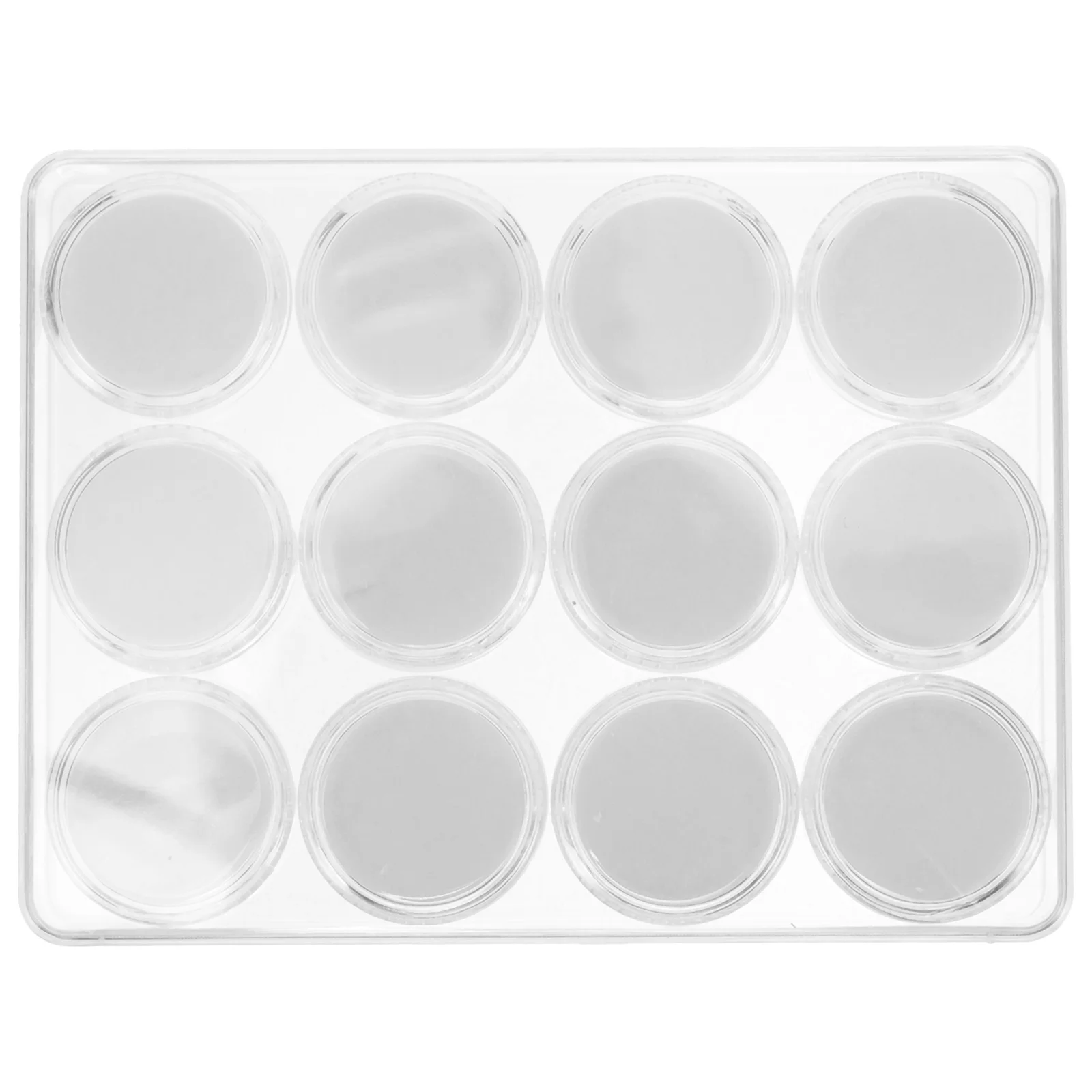 

1Set Gemstone Display Case Clear Lid Lightweight Jewelry Organizer Display Box Scratch Protection Holder for Gems Rings