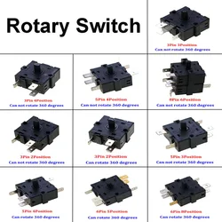 1PCS Electric Room Heater Position 2/3/4/5/6/7/8 Gears 3 4 6 8 Pin 5Pin Rotary Switch Selector AC 250V 16A Radiator