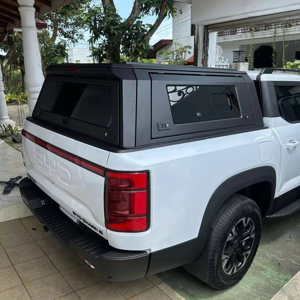 

Усиленный алюминиевый кемпер-кунг для пикапов Ford Ranger, GMC Canyon, Ford Maverick, Toyota Hilux, VW Amarok с защитой от кражи