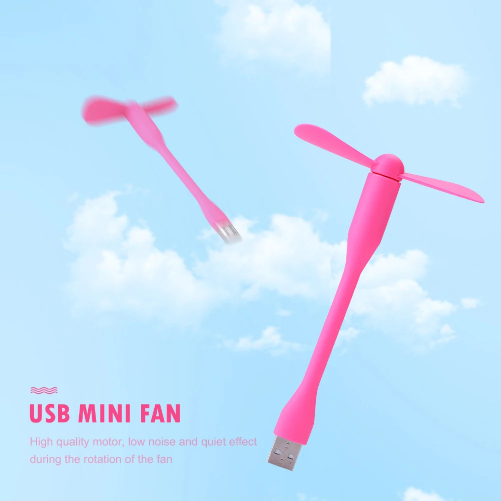 Flexible Mini USB Fan for Power Bank/Notebook Portable Summer Cooler Gadgets