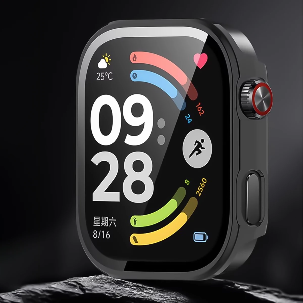 Case+Tempered Glass For Redmi Watch 6  Soft Screen Protector Case For Redmi Band 6 Smartwatch Screen Protector Shell Accessories