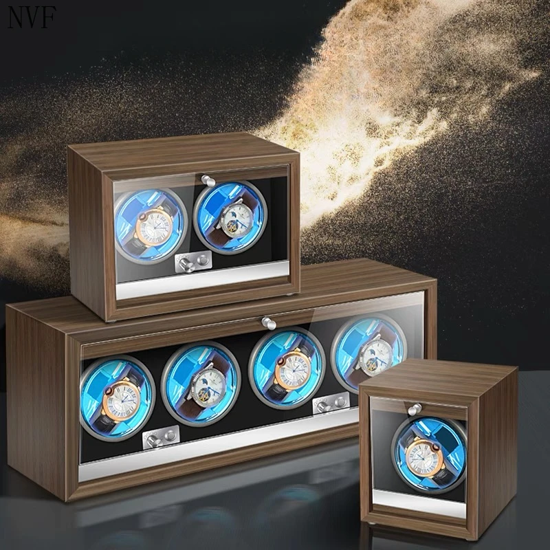 For Rol High End Automatic Watch Winder Mechanical Watch Rotation Placer Antimagnetic Household Watch Storage Box Watches New