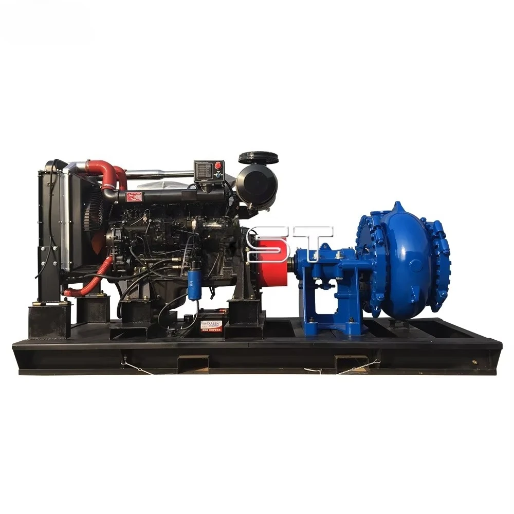 مضخة إزالة رمل الطرد المركزي المثبتة على الطائفة |   محرك مضخة شفط الرمل/الرمل عالي التحمل