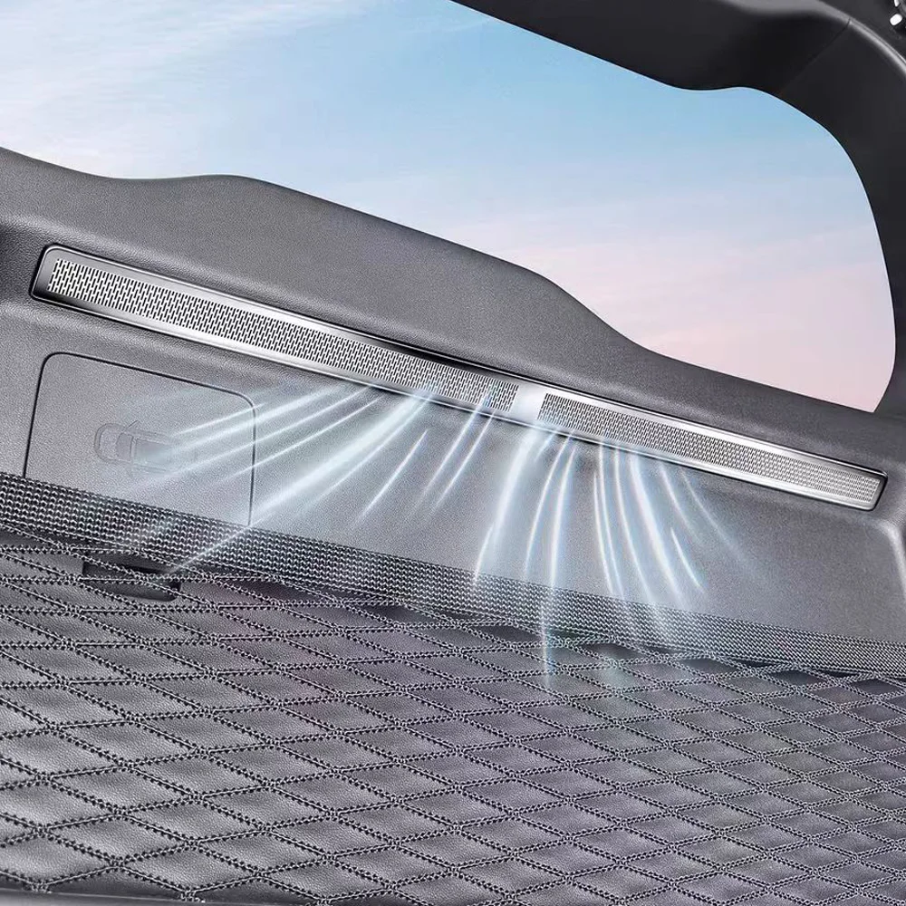 Trunk Air Outlet Mask Interior Modification Fit For BYD Formula Leopard Titanium 7  Tailgate Air Outlet Dust Cover Accessories