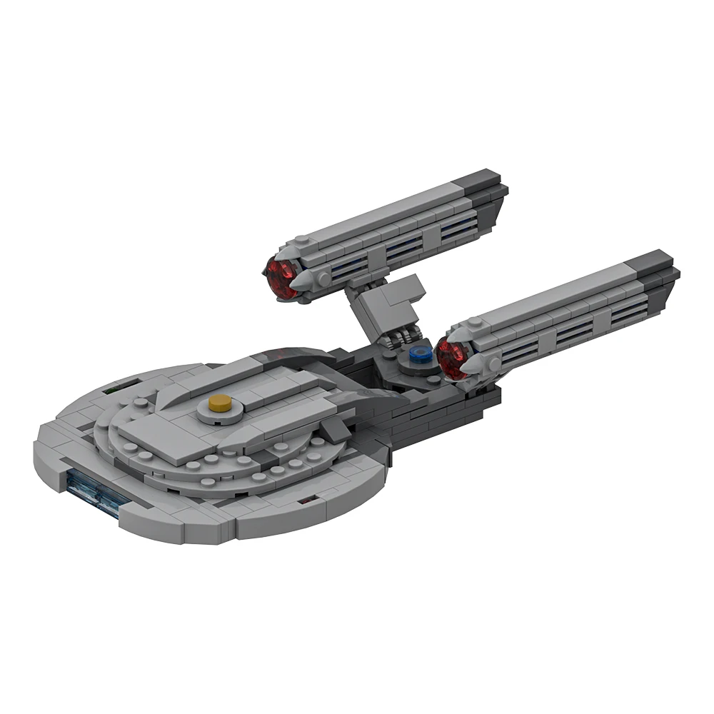 

Gobricks MOC Space Trek NX-01 Enterprise Bricks Model Timeline Series USS NX-01 Enterprise Building Blocks Space Educational Toy
