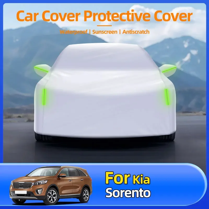 for-kia-sorento-four-seasons-fit-car-cover-protection-automotive-universal-silver-car-clothing-sunshade-uv-rainproof-waterproof