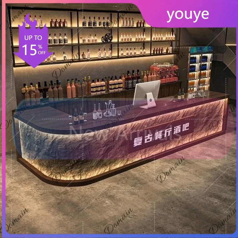 M4T X Restaurant Front Desk Reception Counter Barber Classic L Shaped Reception Desk Beauty Salon Mostrador Recepcion Office Fur