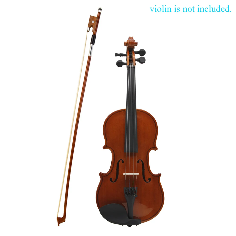 1/8 Arbor Violin Bow Fiddle Bow Horsehair Exquisite 50.5 * 2.7 * 1.4cm
