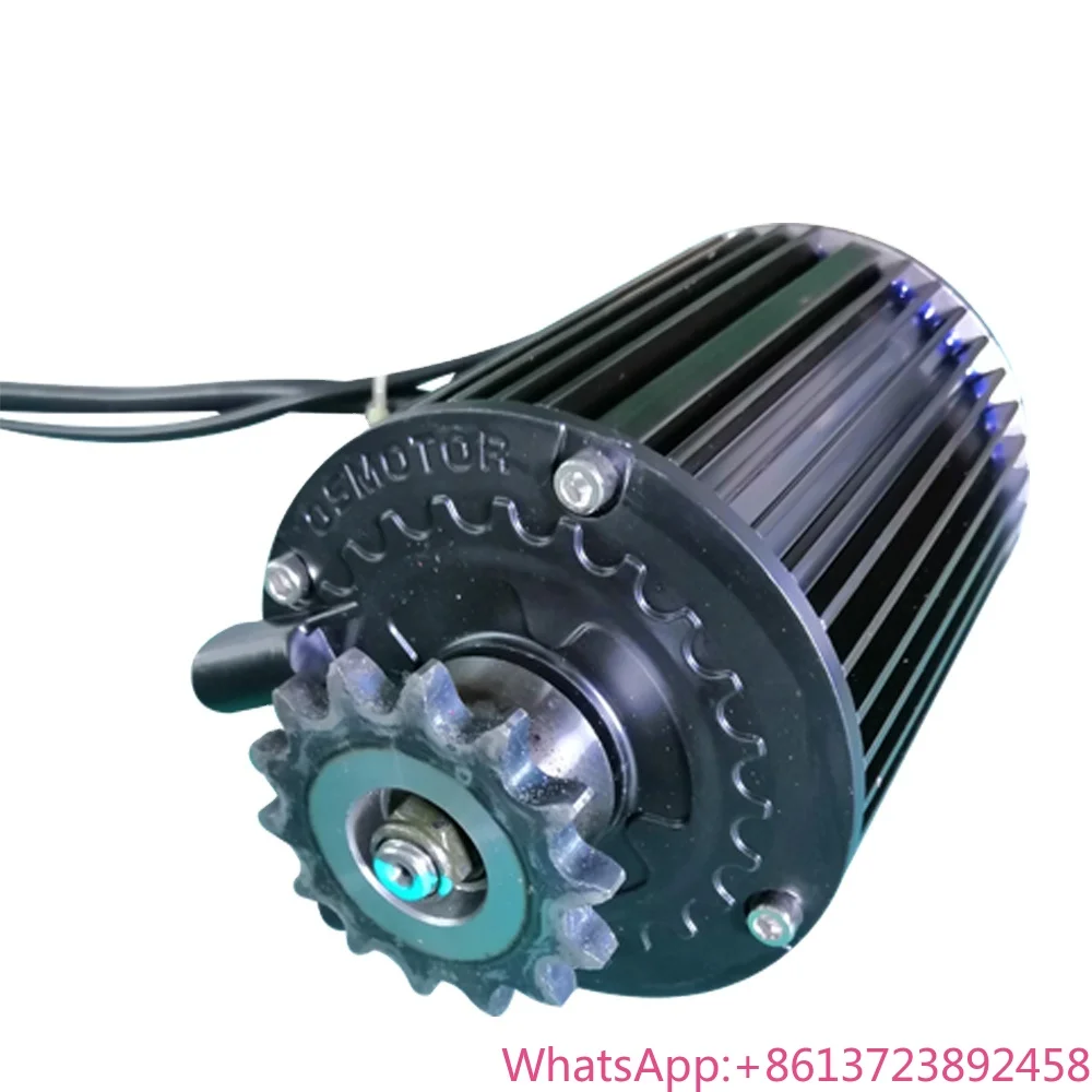 QS90 70H 1000W 72V 55KPH 428 ضرس منتصف محرك المحرك أطقم مع وحدة تحكم EM50-4 لسكوتر كهربائي