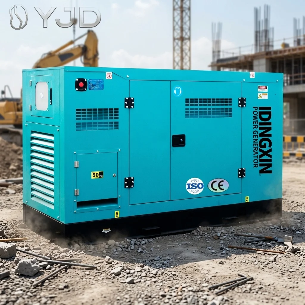 400kva 500kva Silent diesel Generator 480 Volts 3 Phase in an Acoustic Canopy and a 600 Amp Transfer Switch