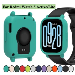 Watch Case For Redmi Watch 5 Active/ Lite Watch Decoration High Quality Soft Silicone Cover Anti Scratch Protective Shell Bumper